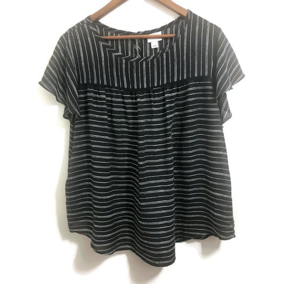 Ava & Viv Women's Black Shirt size 1x - Picture 1 of 6